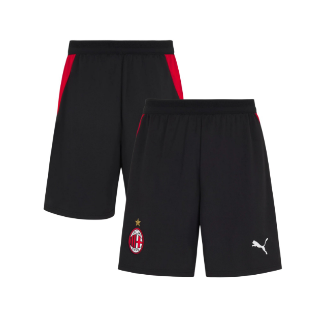 2026-27 AC Milan Home Black Soccer Shorts